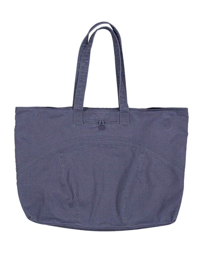 Washed Button Tote Bag