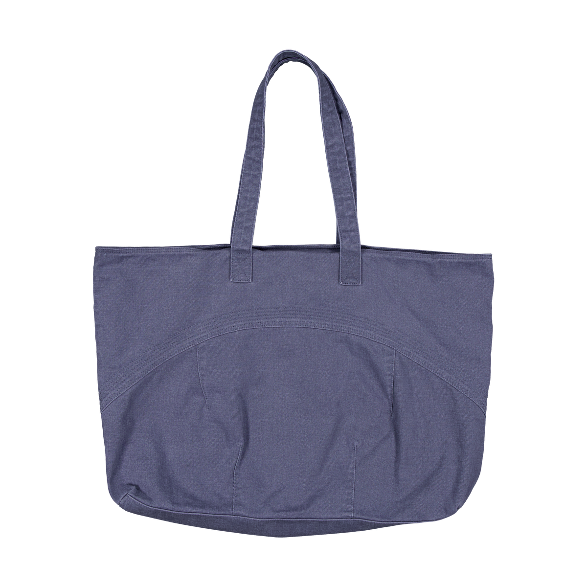 Washed Button Tote Bag