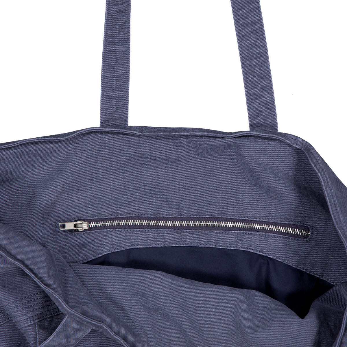Washed Button Tote Bag